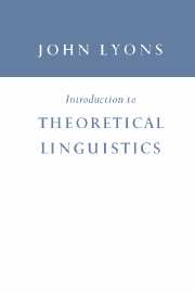 INTRODUCTION TO THEORETICAL LINGUISTICS