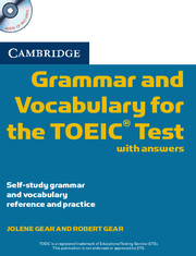 CAMBR GRAMMAR & VOCAB FOR 3 TOEIC +CD(2)