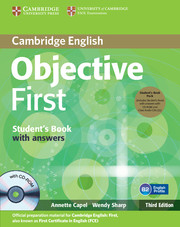 OBJECTIVE FIRST 3/E SB W/K +CD2/CD-ROM*