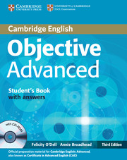 OBJECTIVE ADVANCED 3/E SB W/K +CD-ROM*