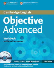 OBJECTIVE ADVANCED 3/E WB WO/K +CD*