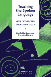 TEACHING THE SPOKEN LANG PB