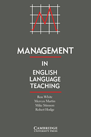 MANAGEMENT IN ELT PB