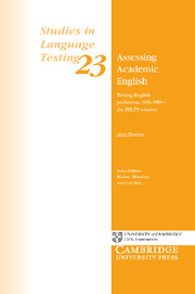 ASSESSING ACADEMIC ENGLISH