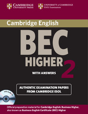 CAMBR BEC 3 HIGHER 2 SB W/K +CD*