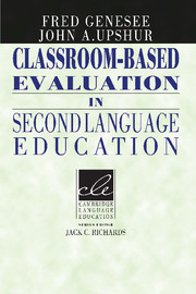 CLASSROOM-BASED EVALUATION