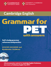 CAMBR GRAMMAR FOR PET W/K +CD(2)*