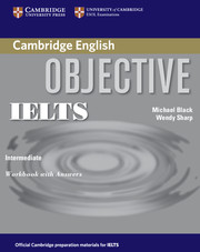 OBJECTIVE IELTS 1 INT WB W/K*