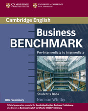 BUSINESS BENCHMARK 3 INT BEC PREL SB*