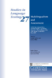 MULTILINGUALISM AND ASSESSMENT