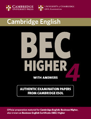 CAMBR BEC 3 HIGHER 4 SB W/K*