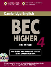 CAMBR BEC 3 HIGHER 4 SB W/K +CD*