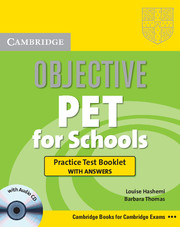 OBJECTIVE PET PRACT TEST +CD*