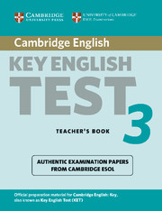 CAMBR KEY ENG TEST 3 TB*