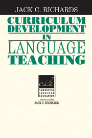 CURRICULUM DEVELOPMENT IN LANG TEACH