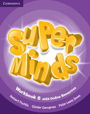 SUPER MINDS 6 WB +ONLINE RES*