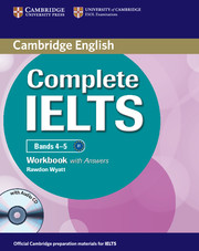 COMPLETE IELTS B1 4-5 WB W/K +CD