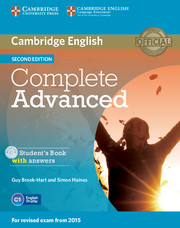 COMPLETE ADVANCED 2/E SB W/K +CD-ROM*