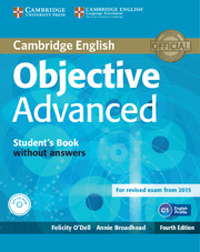 OBJECTIVE ADVANCED  4/E SB WO/K +CD-ROM