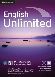 ENG UNLIMITED 2 PRE-INT B1 CB+E-PORTF+W*