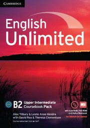 ENG UNLIMITED 4 UP-INT B2 CB+E-PORTF +W*