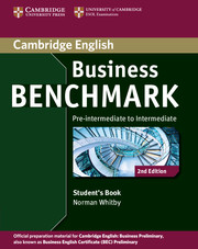 BUSINESS BENCHMARK  NEW 3 INT  PREL SB