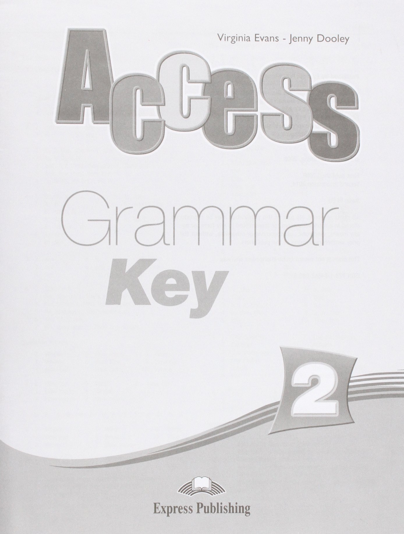 ACCESS 2 GRAM BOOK KEY