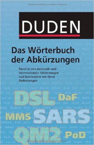 DUDEN WORTBCH DER ABKURZUNGEN TASCHEN*