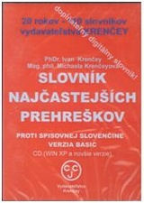 SLOVNIK NAJCASTEJ PREHRESKOV V SLOV CD-R