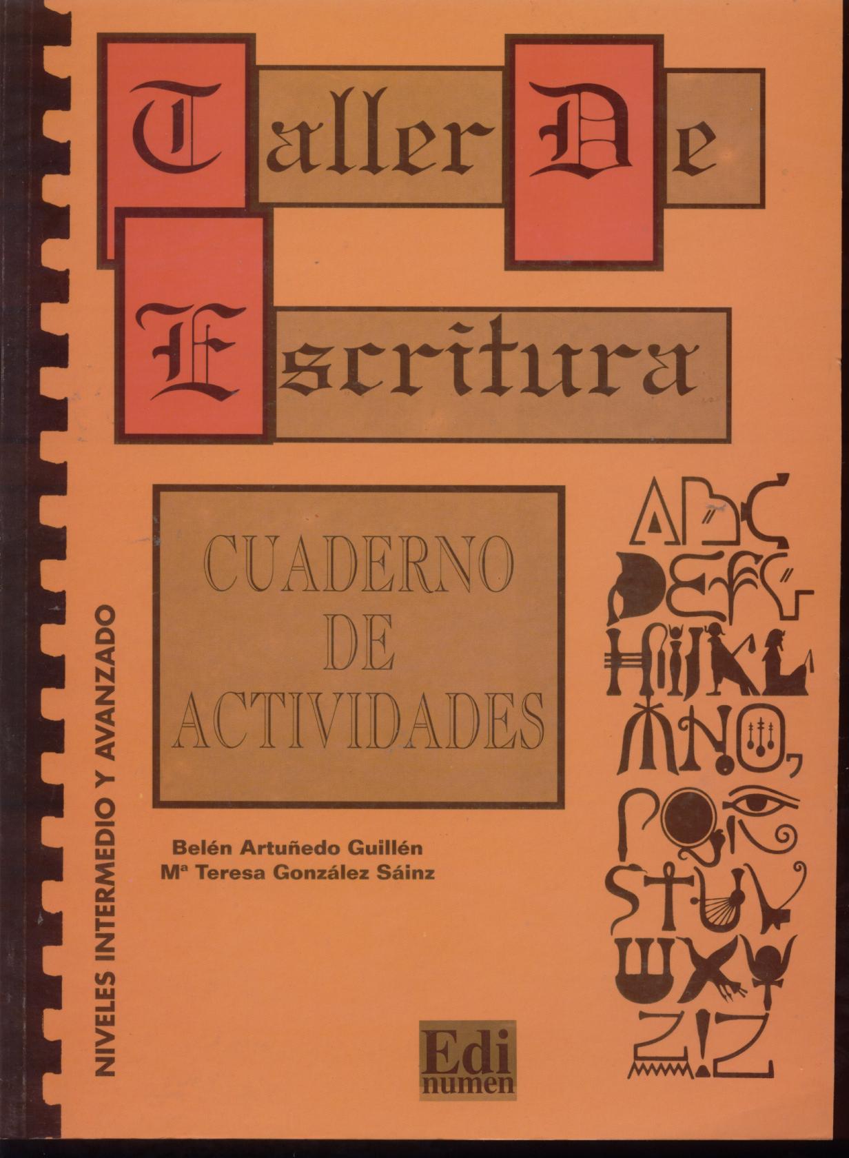 TALLER DE ESCRITURA CUADERNO