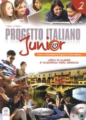 PROGETTO ITALIANO JUNIOR 2 LIBRO+QUAD*